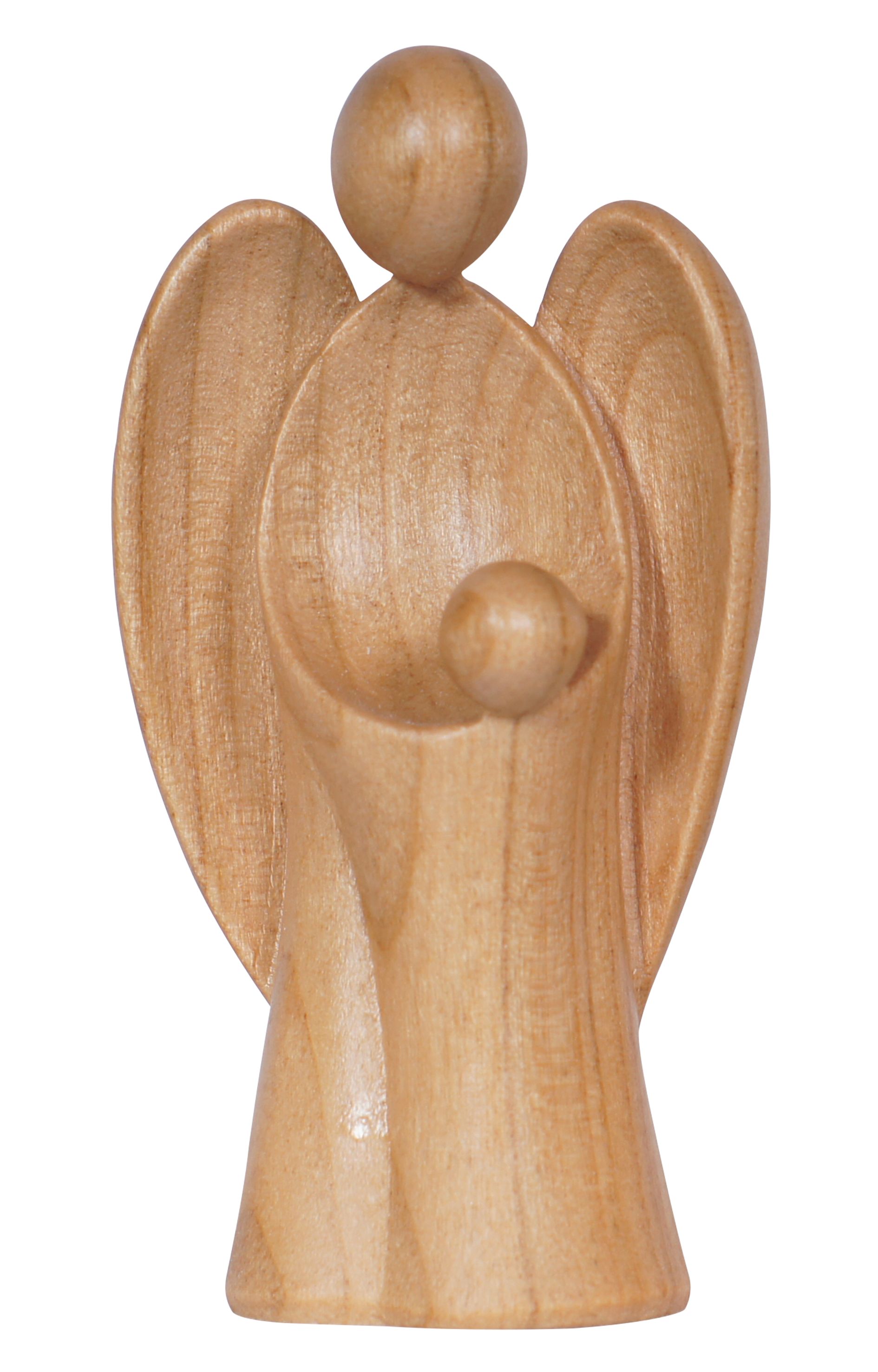 Schutzengel Amore Bub Kirschholz