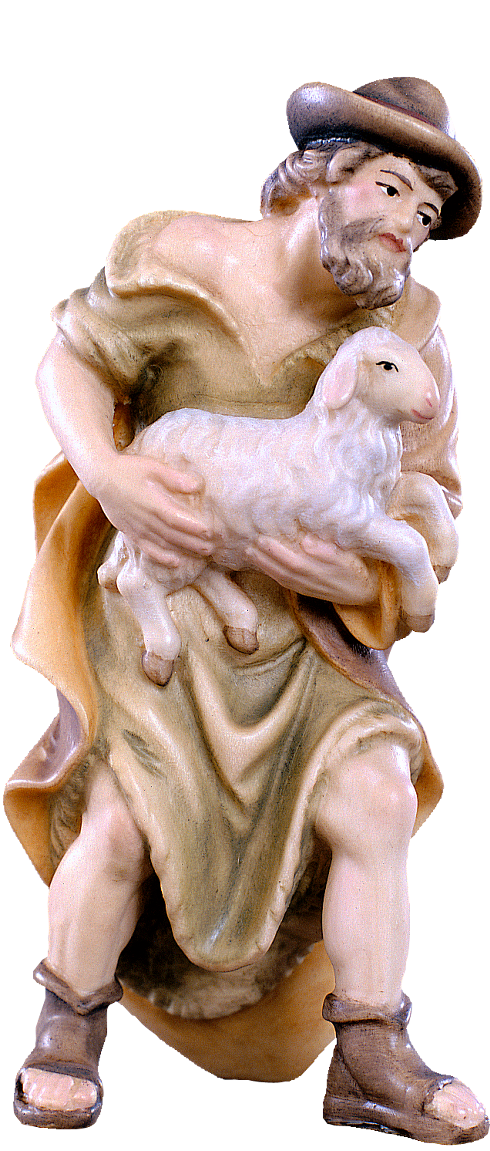 Hirt mit Schaf Heimat Krippe