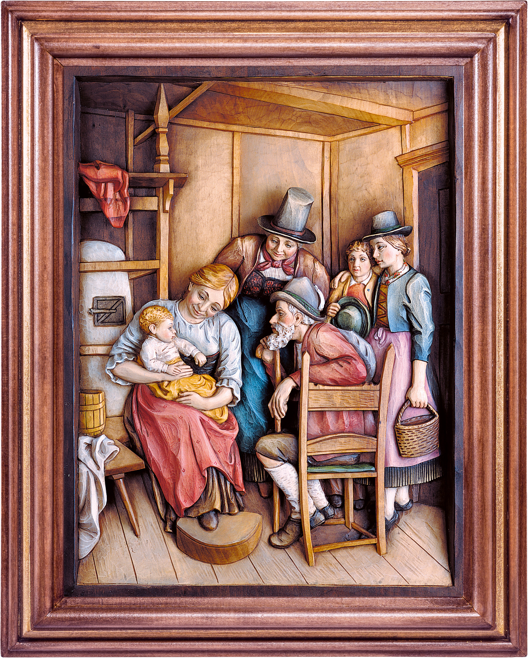 Besuch der Großeltern mit Rahmen