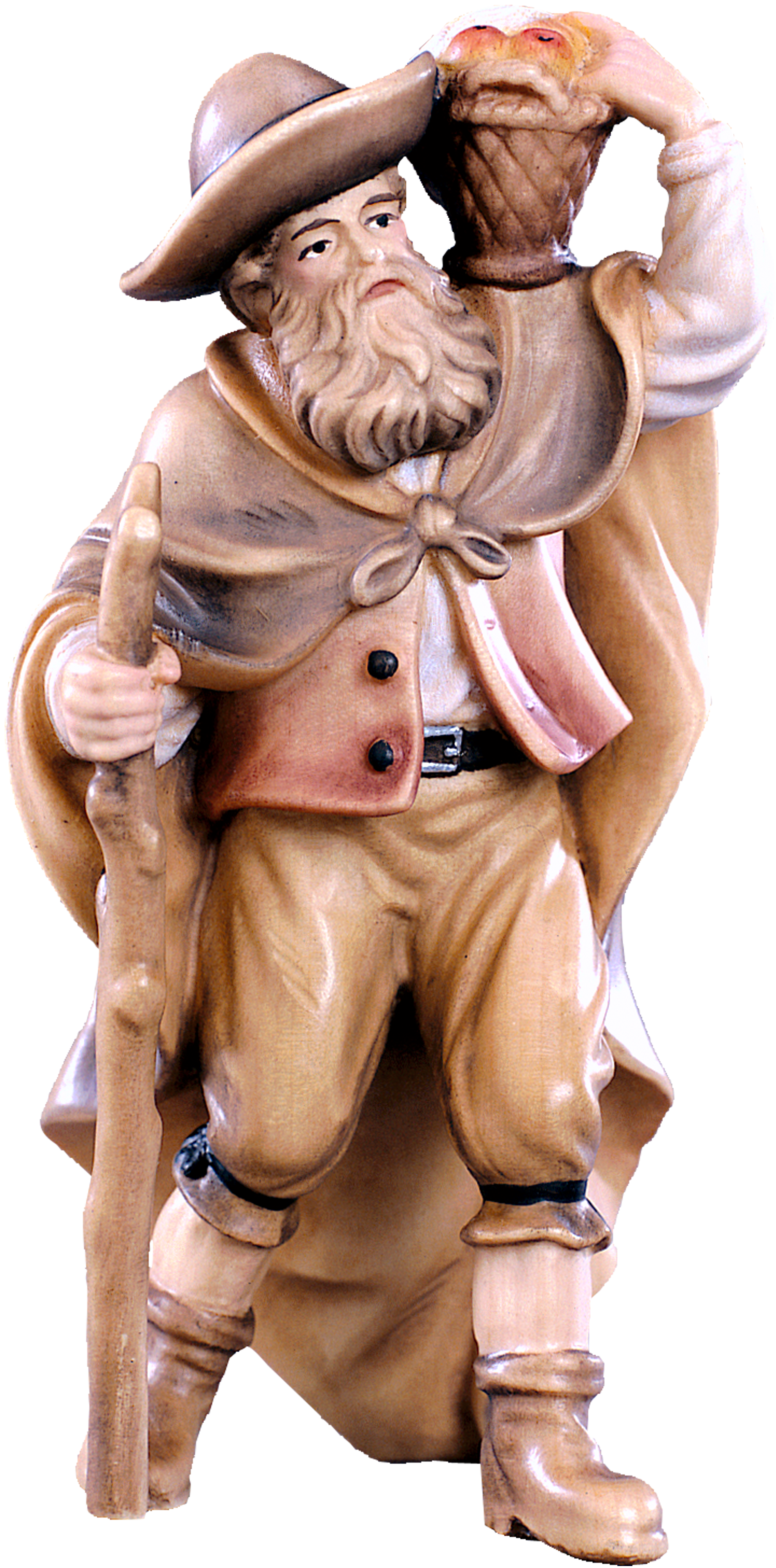 Hirt mit Obst Heimat Krippe