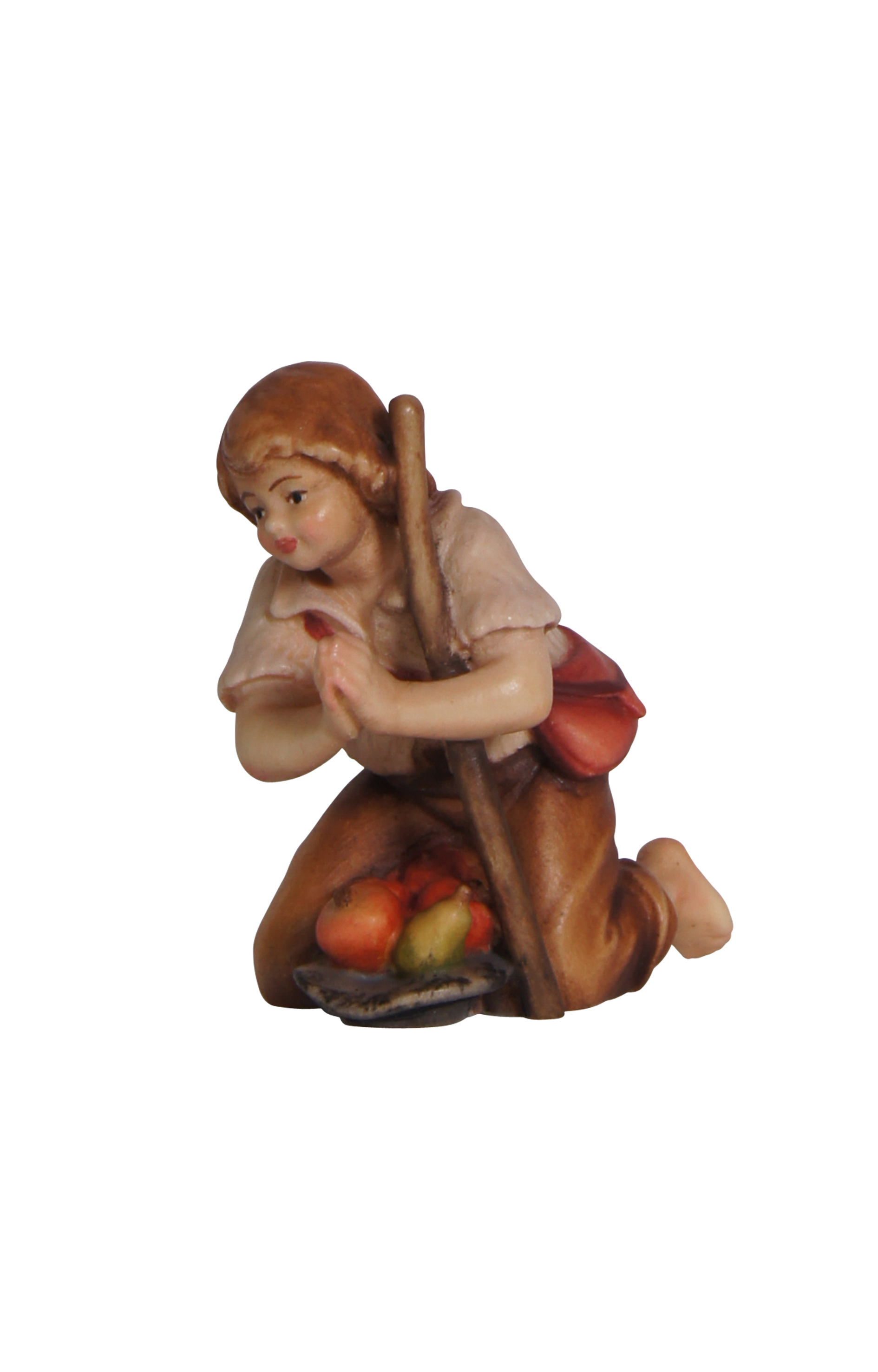 Mahlknecht Krippe Bub kniend