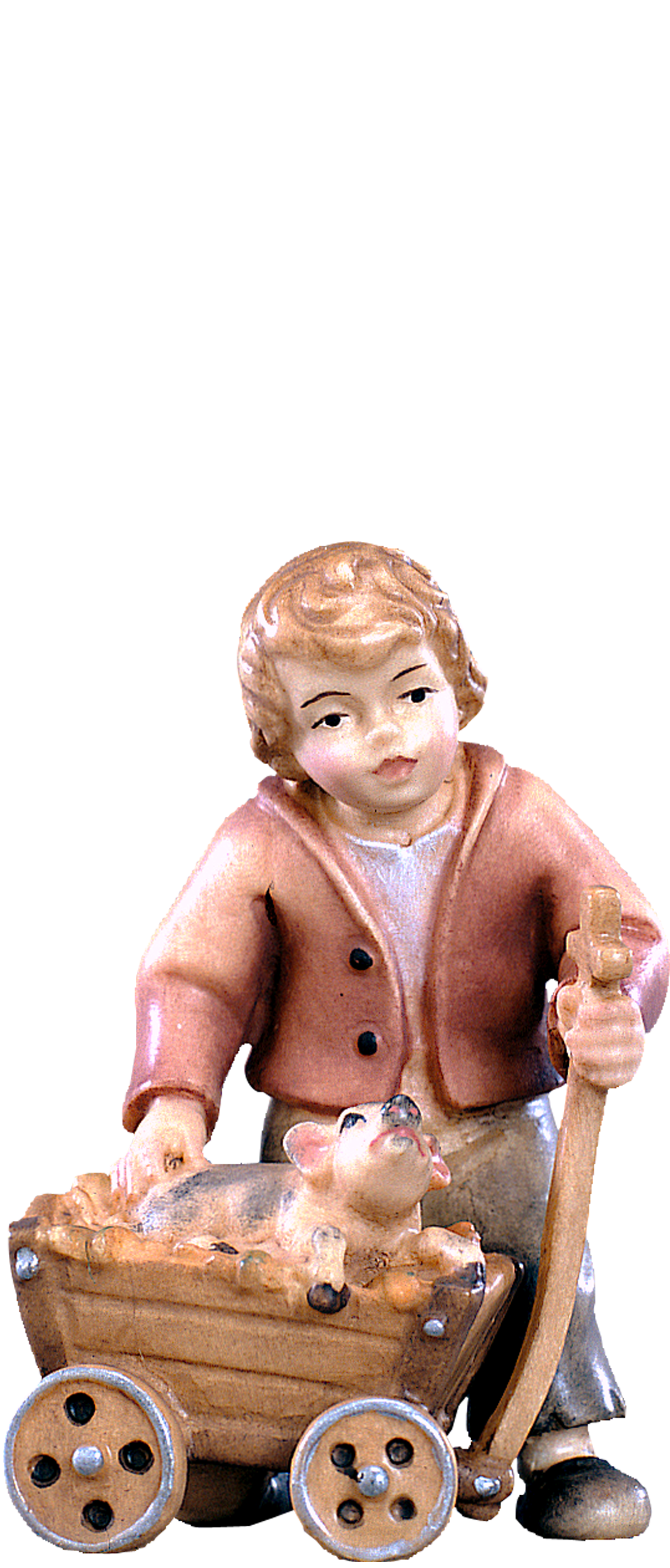 Kind mit Karren Heimat Krippe