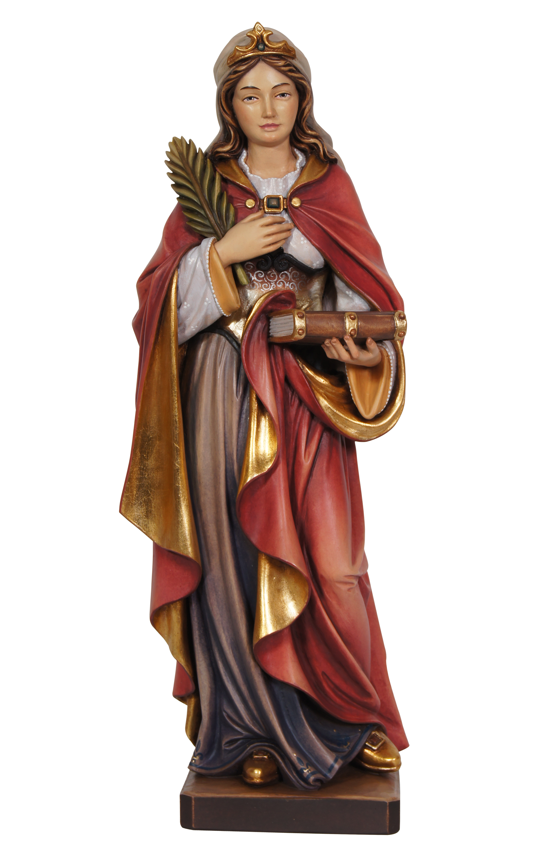 Heiligen Figur mit Palme und Buch