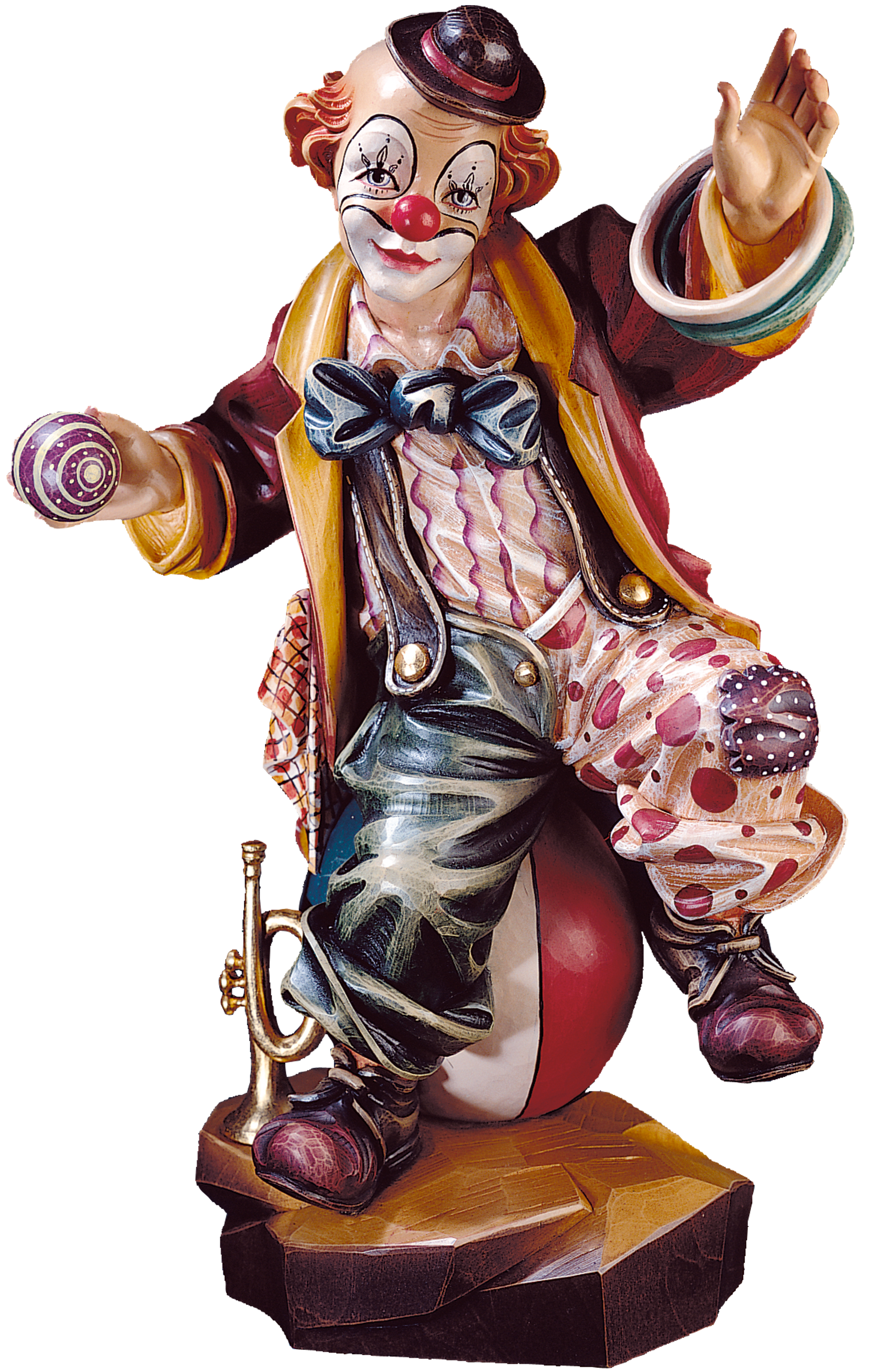 Clown Jongleur Lasiert 50 Cm 0193 Lasiert 50