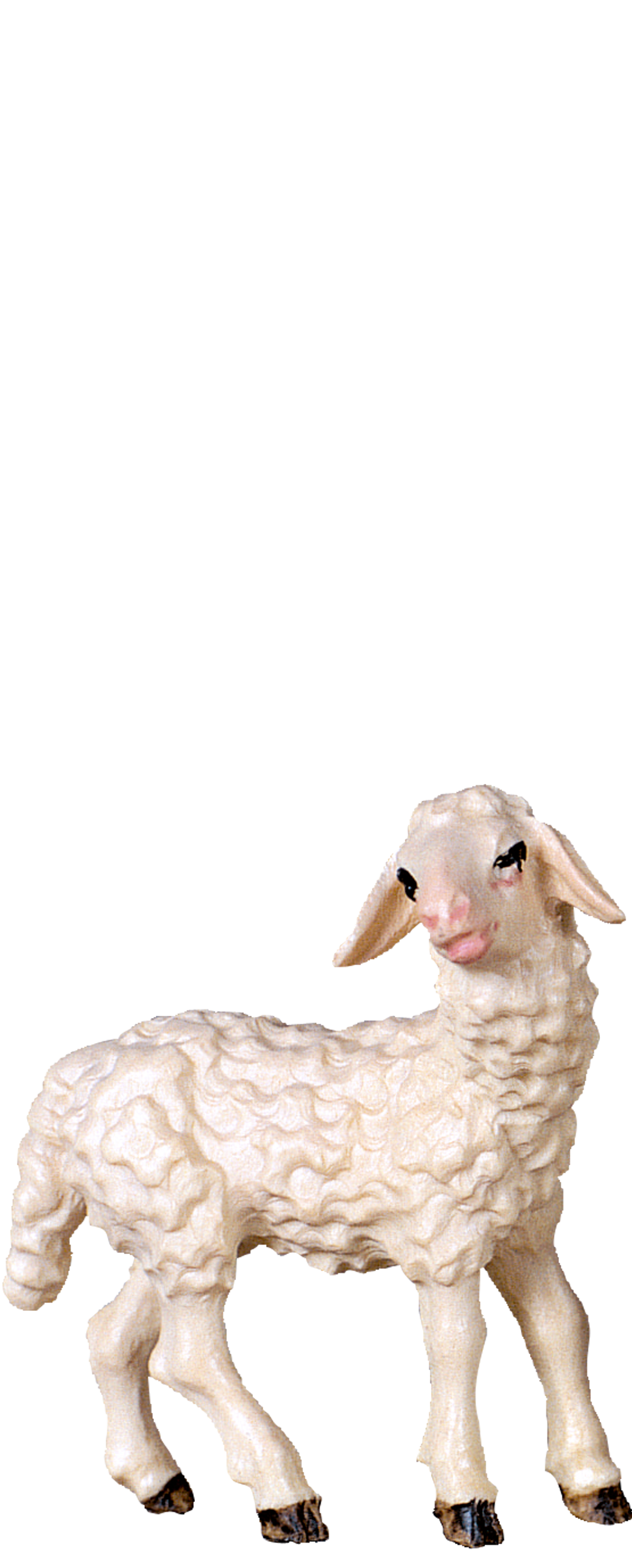 Lamm stehend Heimat Krippe