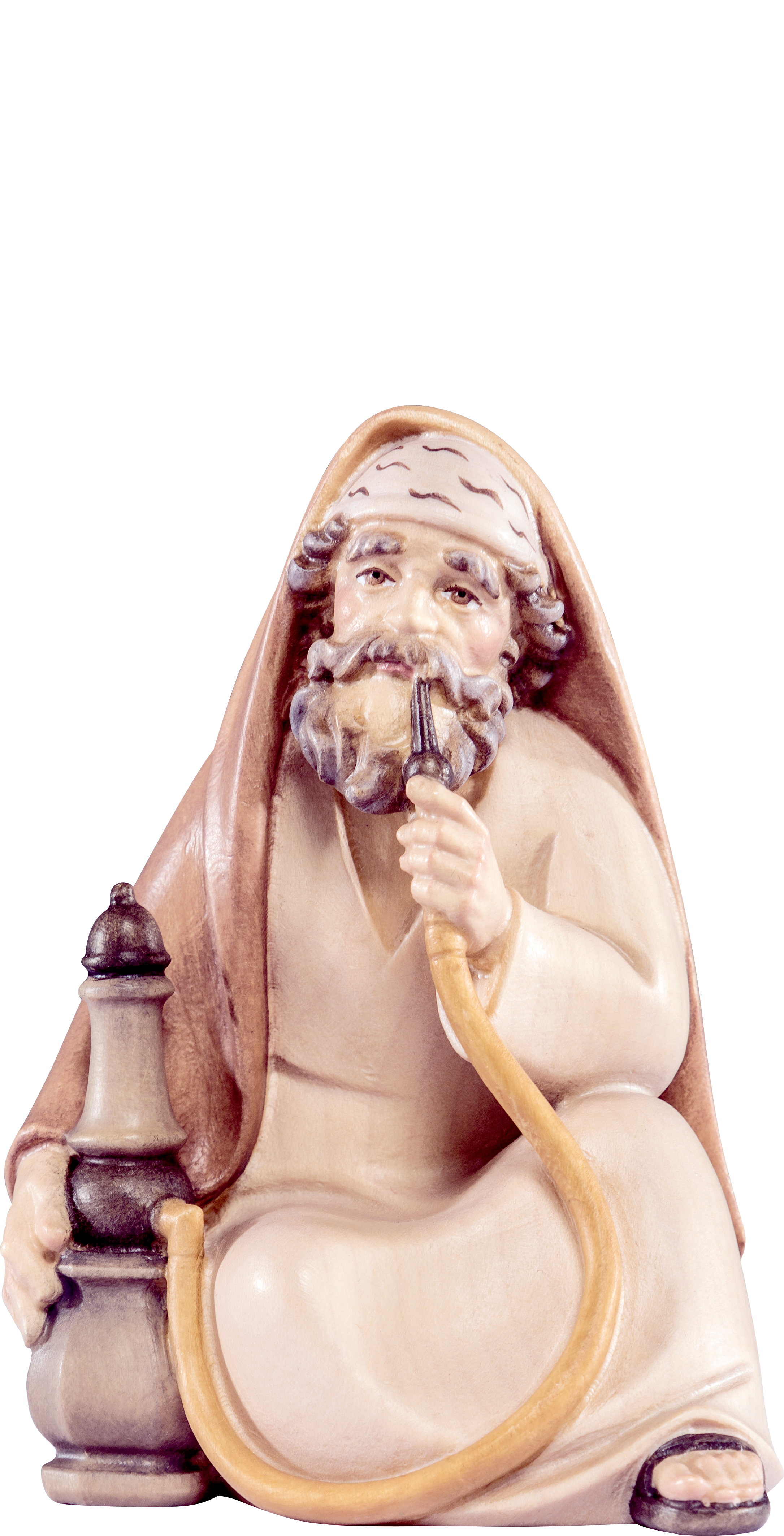 Hirt sitzend mit Wasserpfeife Artis