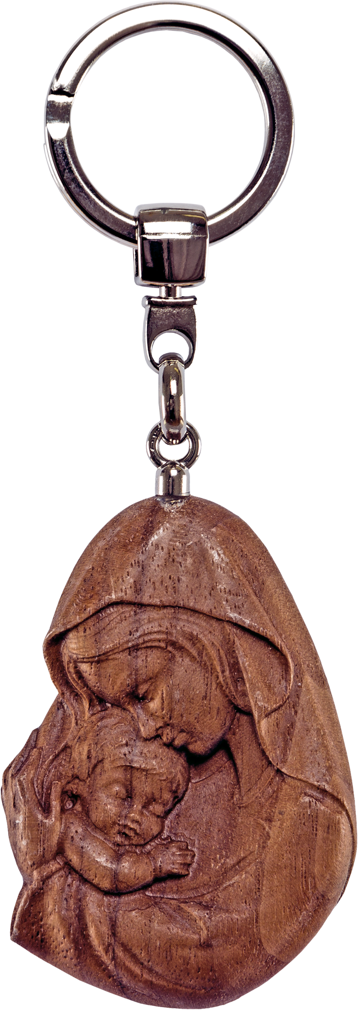Schlüsselanhänger Madonna Nuss