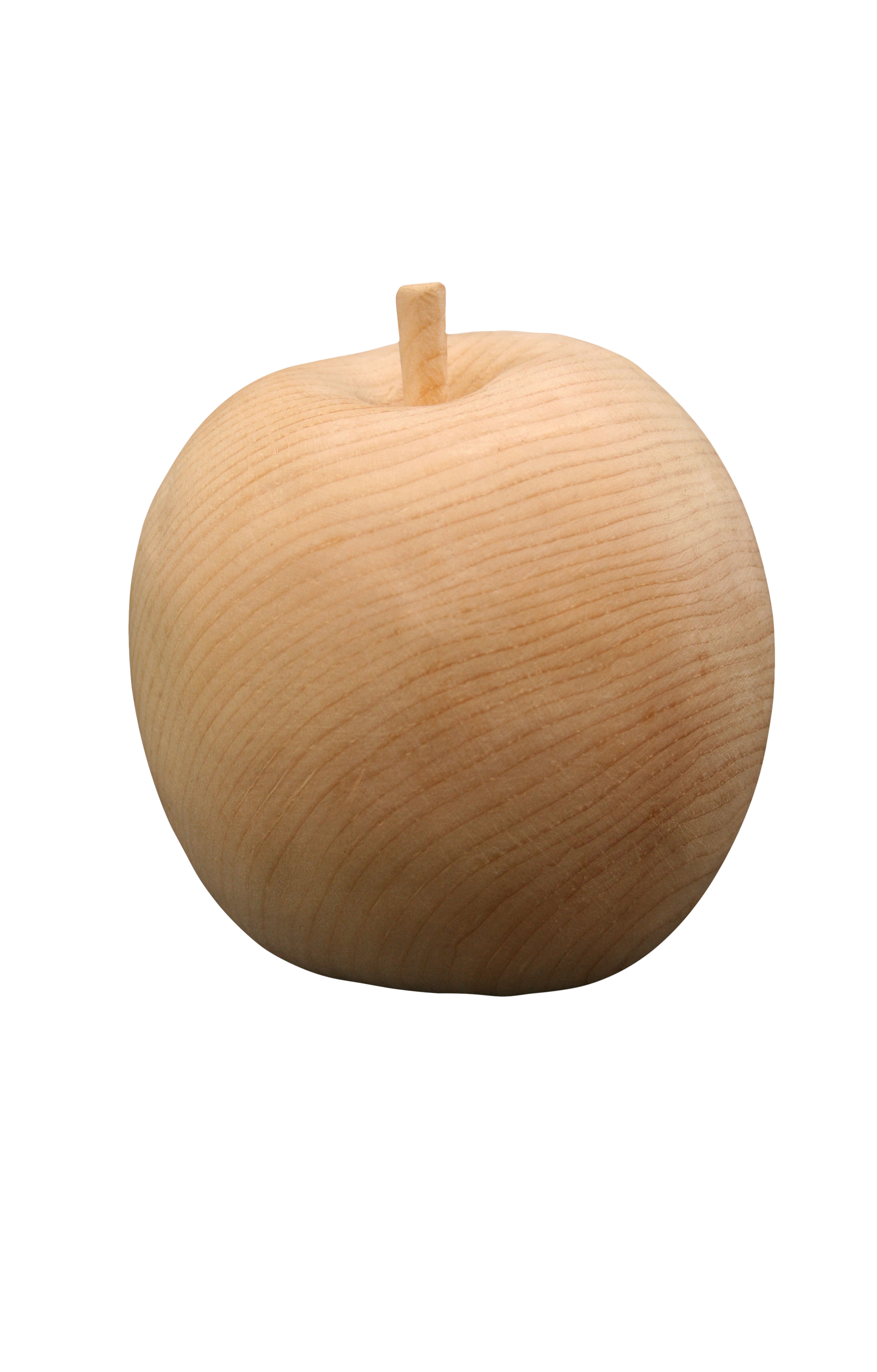 Apfel in Zirbenholz
