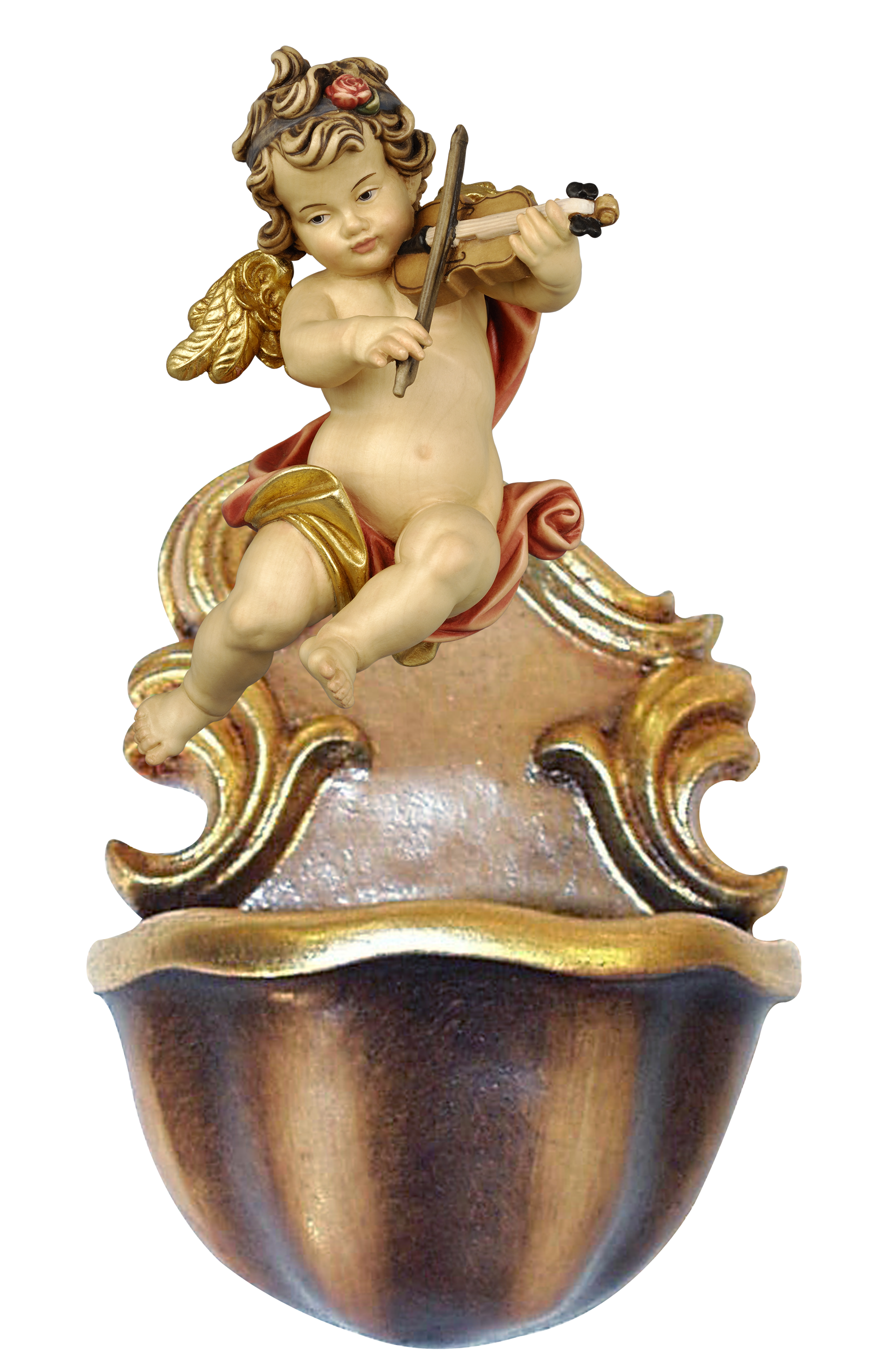 Weihwasserkessel Leonardo Engel mit Violine