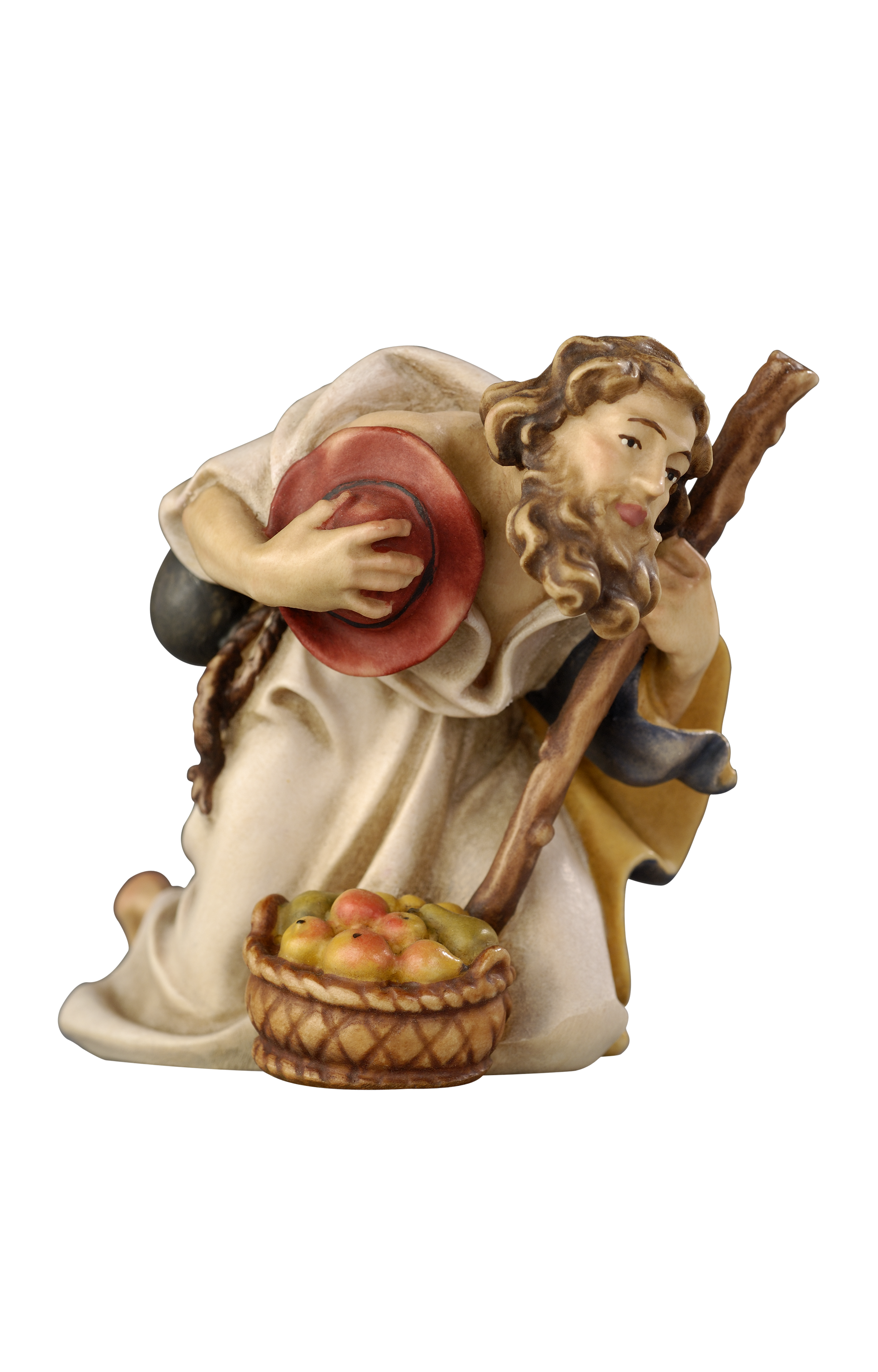 Rainell Krippe Hirt kniend Stock