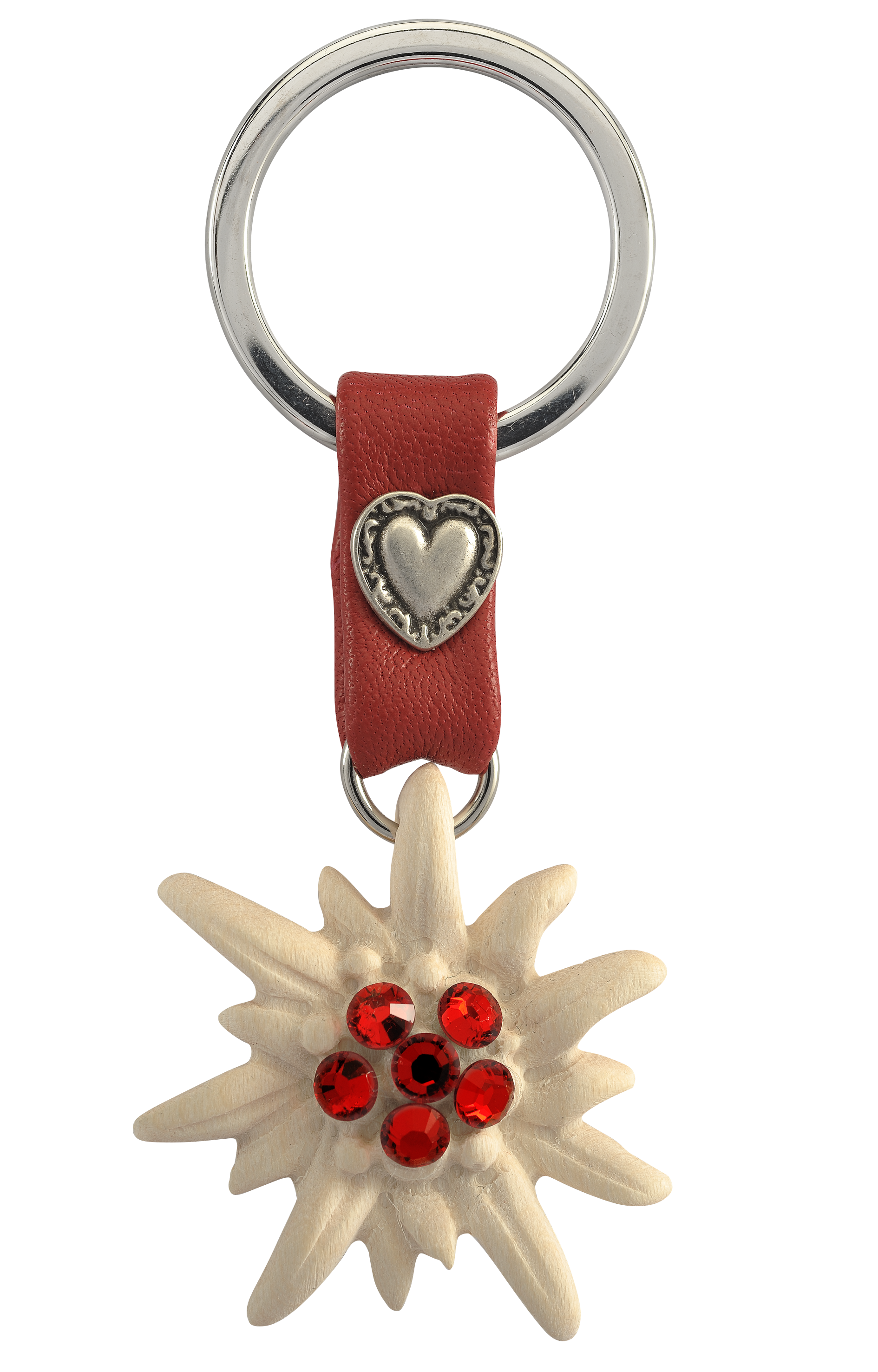 Edelweiss Schlüsselanhänger mit Swarovski