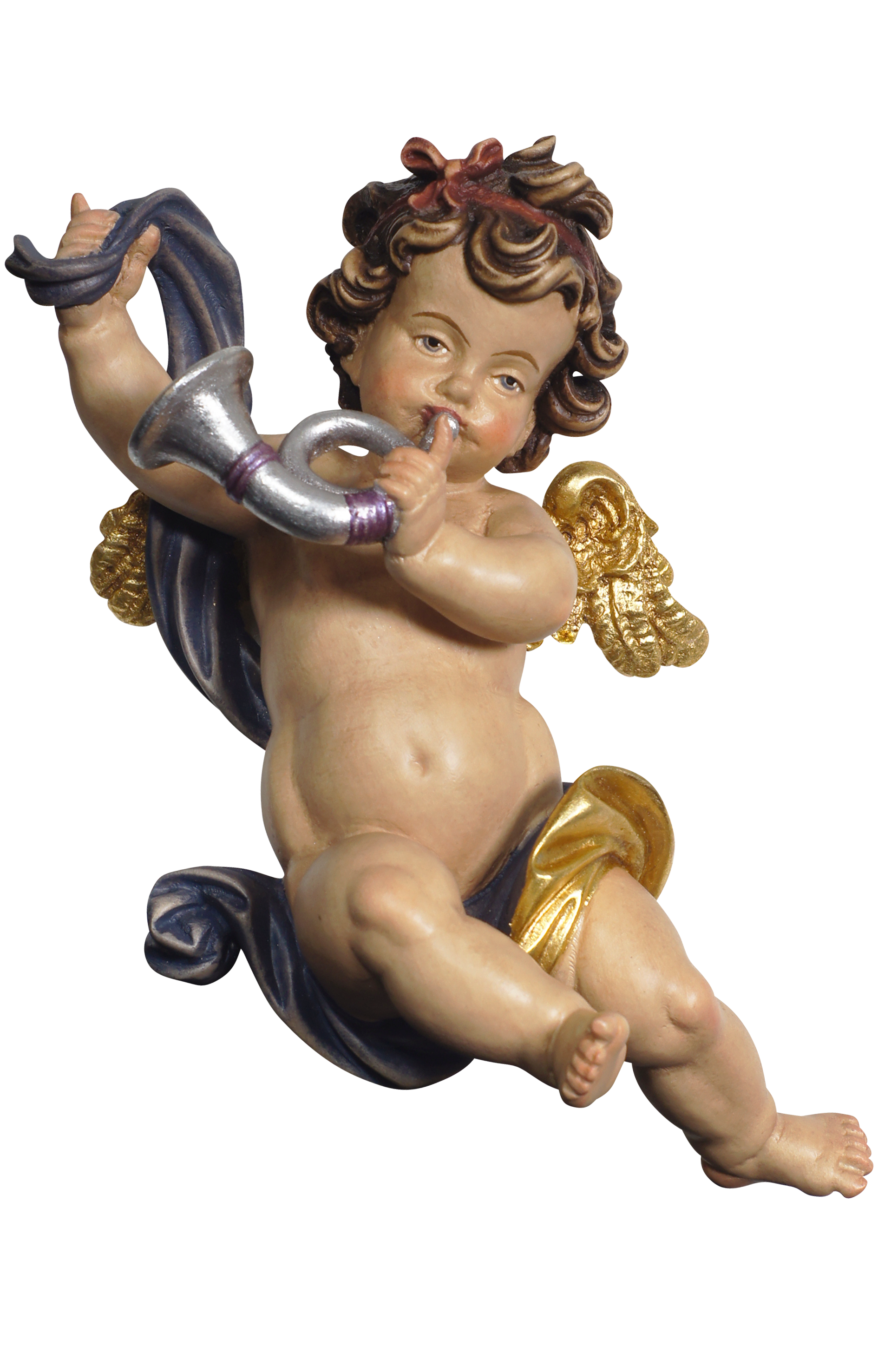 Engel Leonardo mit Horn