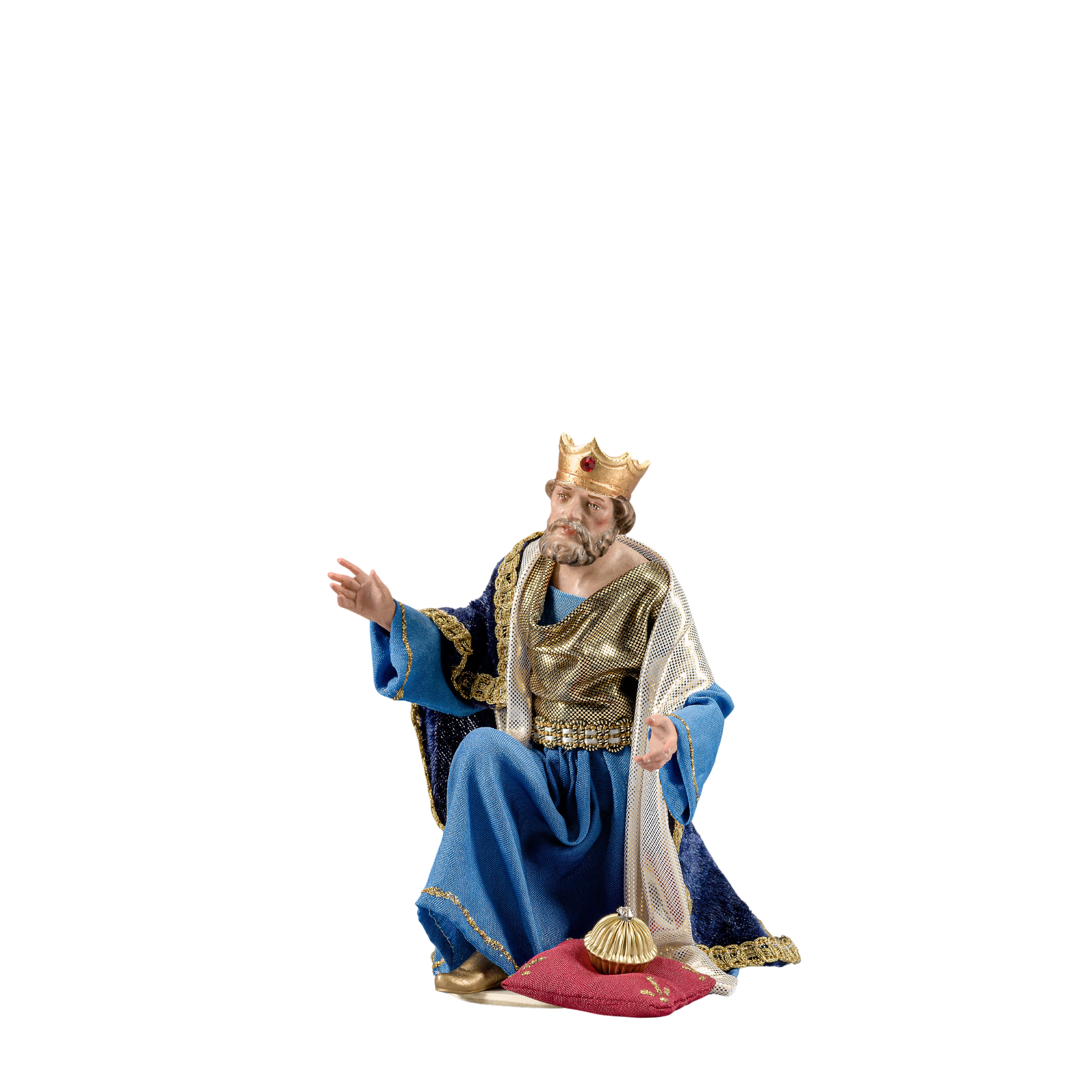 Hannah Krippe König Melchior mit Krone