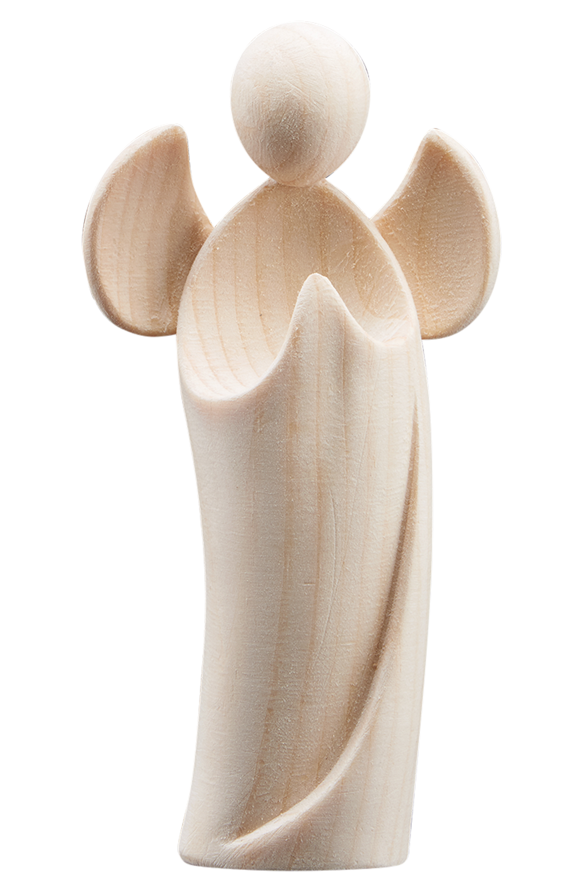 Engel Amore betend Zirbelholz