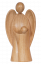 Schutzengel Amore Bub Kirschholz