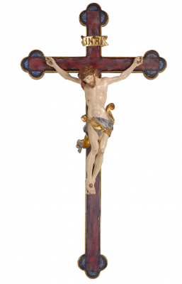 Cristo Leonardo-croce oro barocca