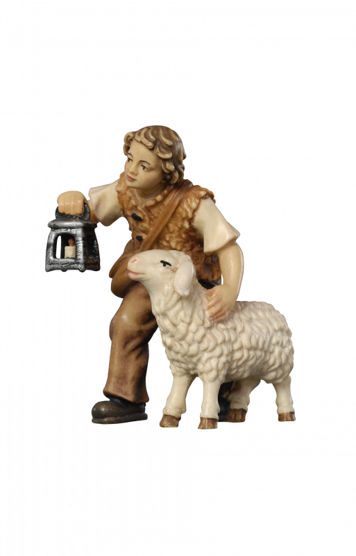 RA Boy with sheep and lantern