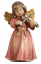 Bell angel standing with violin