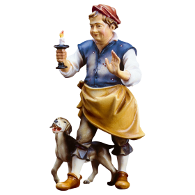 Ulrich Krippe Wirt mit Hund