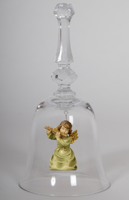 Crystal bell with Bell angel flute