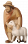 Pema Krippe Hirt mit Schaf