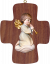 Kreuz mit Pitti - Engel mit Posaune