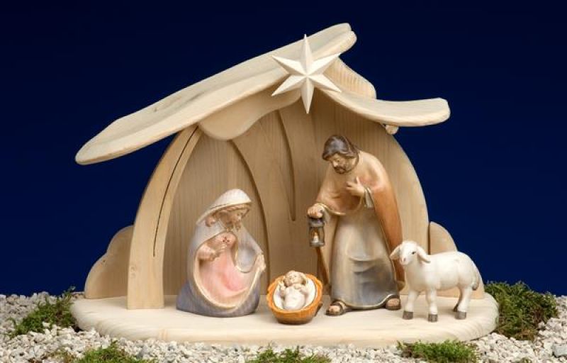 PE Nativity set 6 pcs-stable Pema for Hl.Family