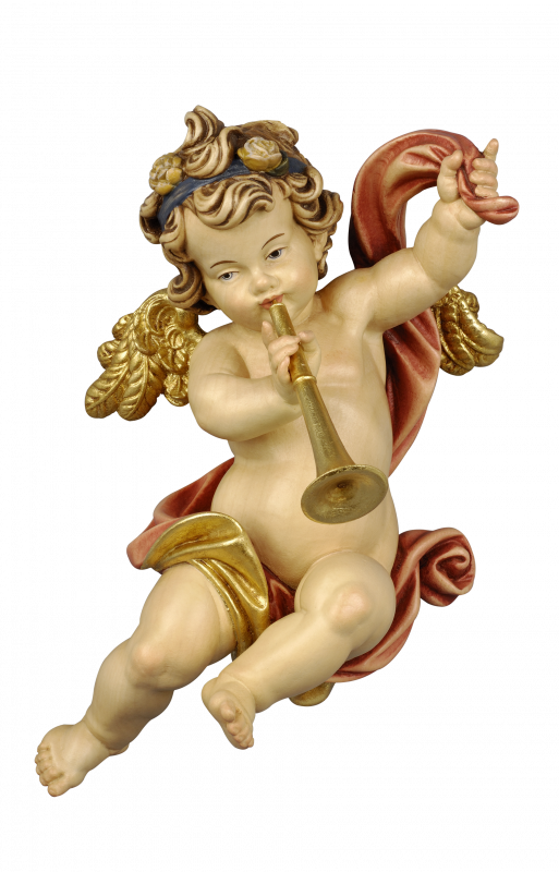 Angel Leonardo with trumpet