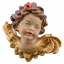Engelskopf Lukas mit Rose links