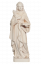 Heiligen Figur mit Palme und Buch