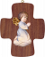 Cross with Pitti - angel praying