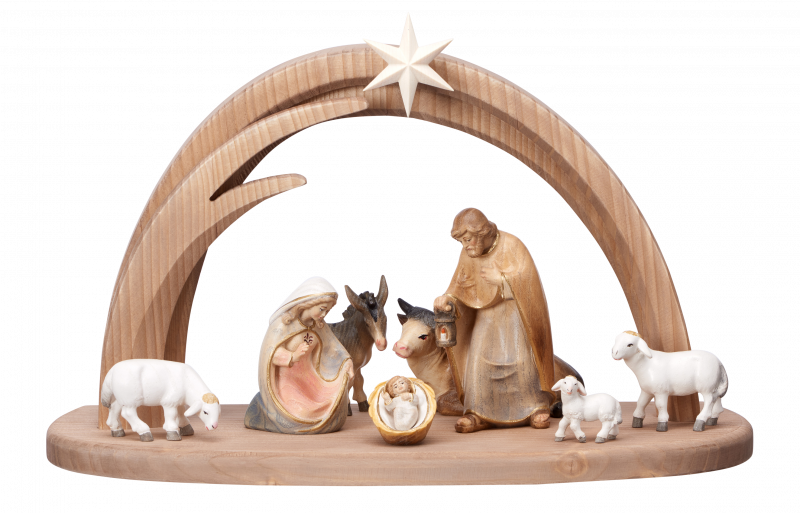 Pema Nativity Set 10 pcs. - Stable Leonardo