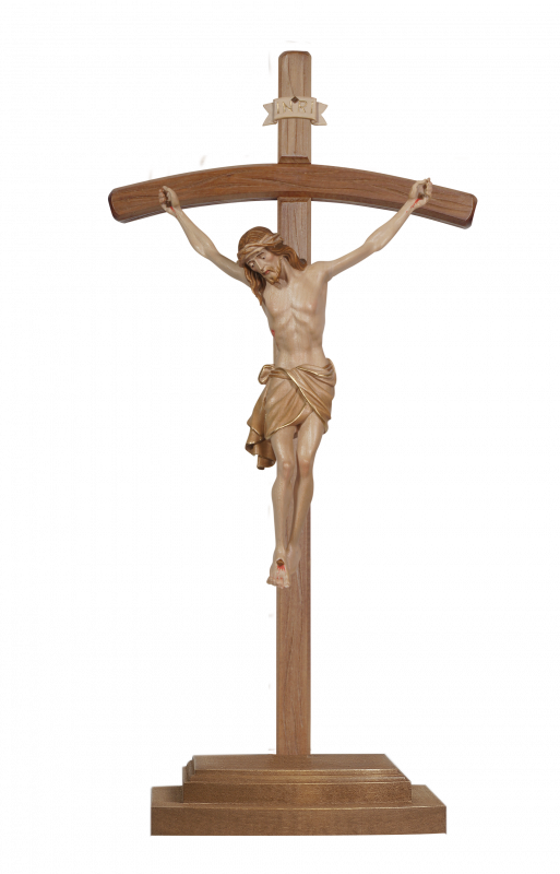 Christus Siena auf Stehkreuz gebogen