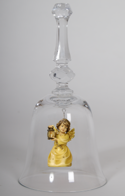 Crystal bell with Bell angel lantern