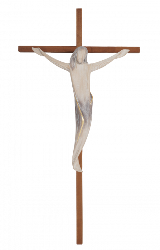 Cristo Ambiente rustico-croce diritta liscia