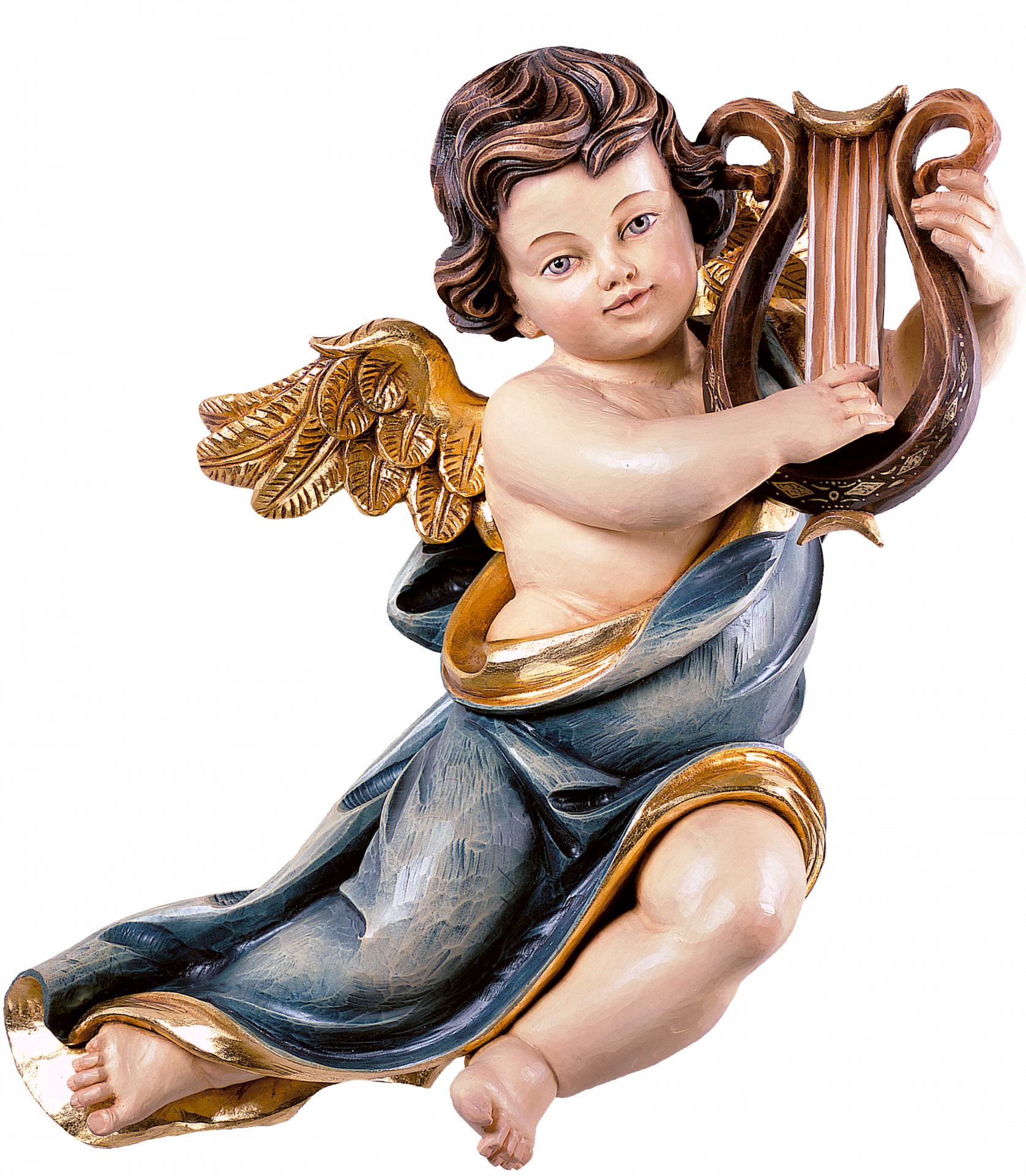 Marian cherub with lyre