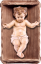 Jesukind mit Wiege