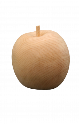 Mela in legno di cirmolo