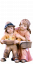 Kinderpaar Heimat Krippe