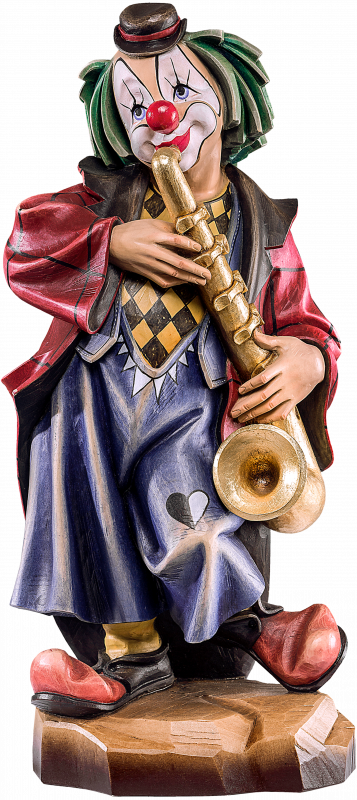 Clown saxophonist