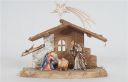 RA Nativity Set 4 pcs.-Stable Tyrol for H.Fam. with Comet