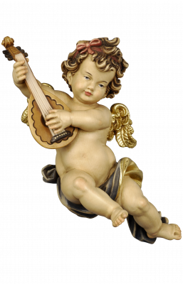 Angel Leonardo with mandolin