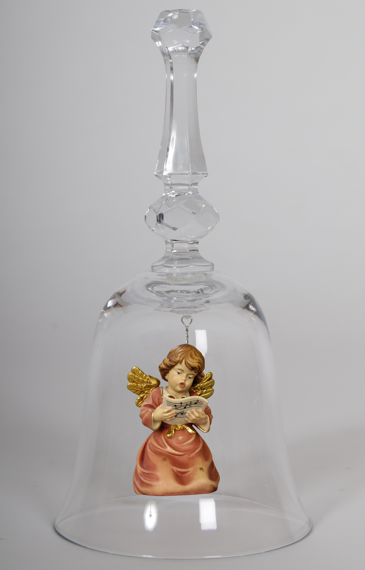 Crystal bell with Bell angel notes