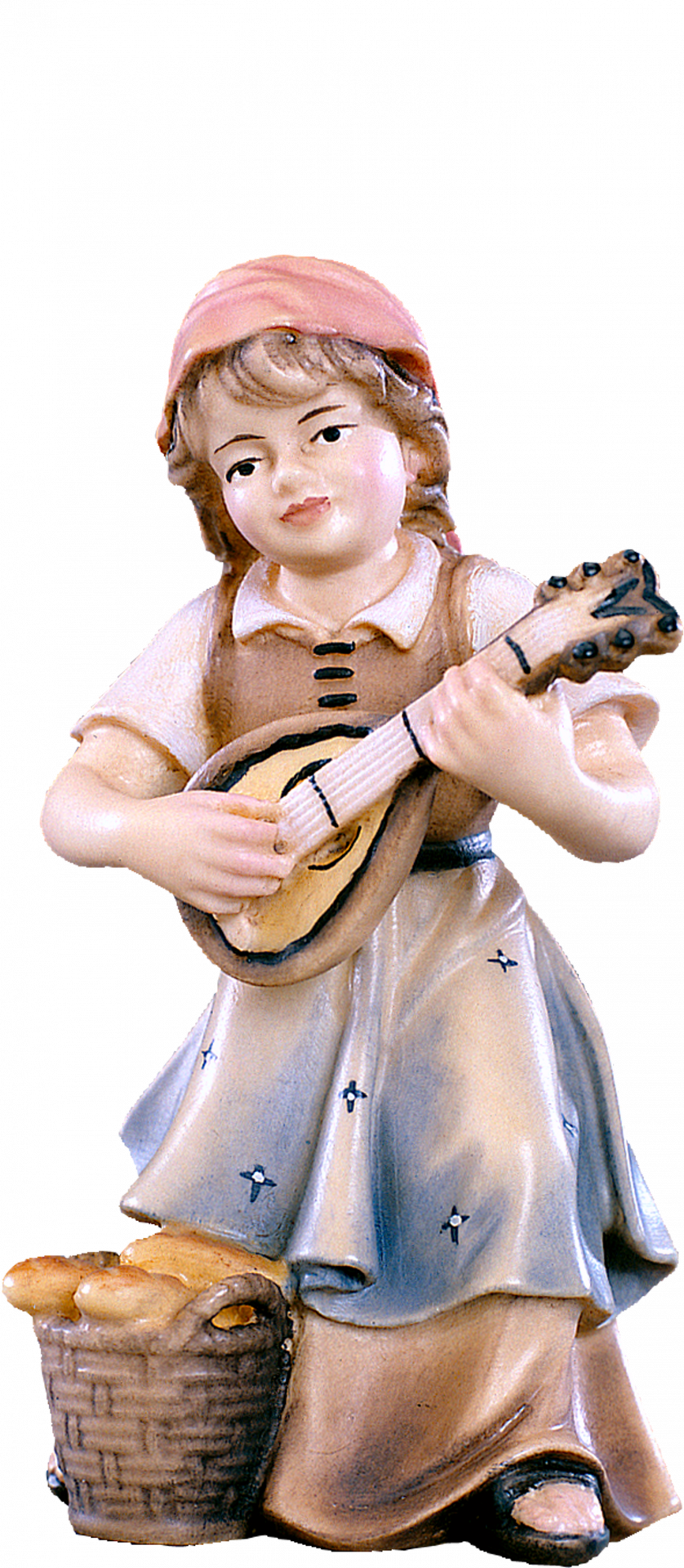 Bimba con mandolino Presepe Heimat
