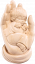 Schützende Hand Wand mit Junge
