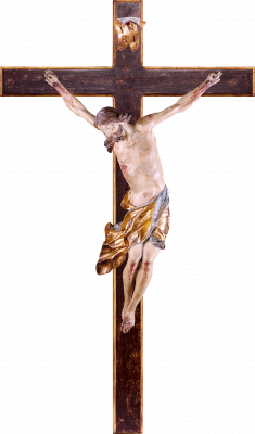 Neapolitanischer Christus mit Kreuz