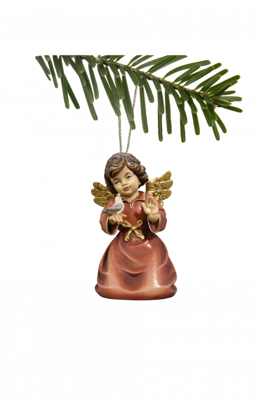 Bell angel with bird