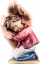 Schützende Hand stehend mit Junge