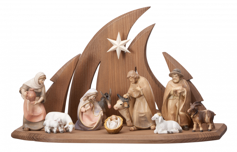 Presepe Pema Set 12 pezzi - Capanna Ambiente Design