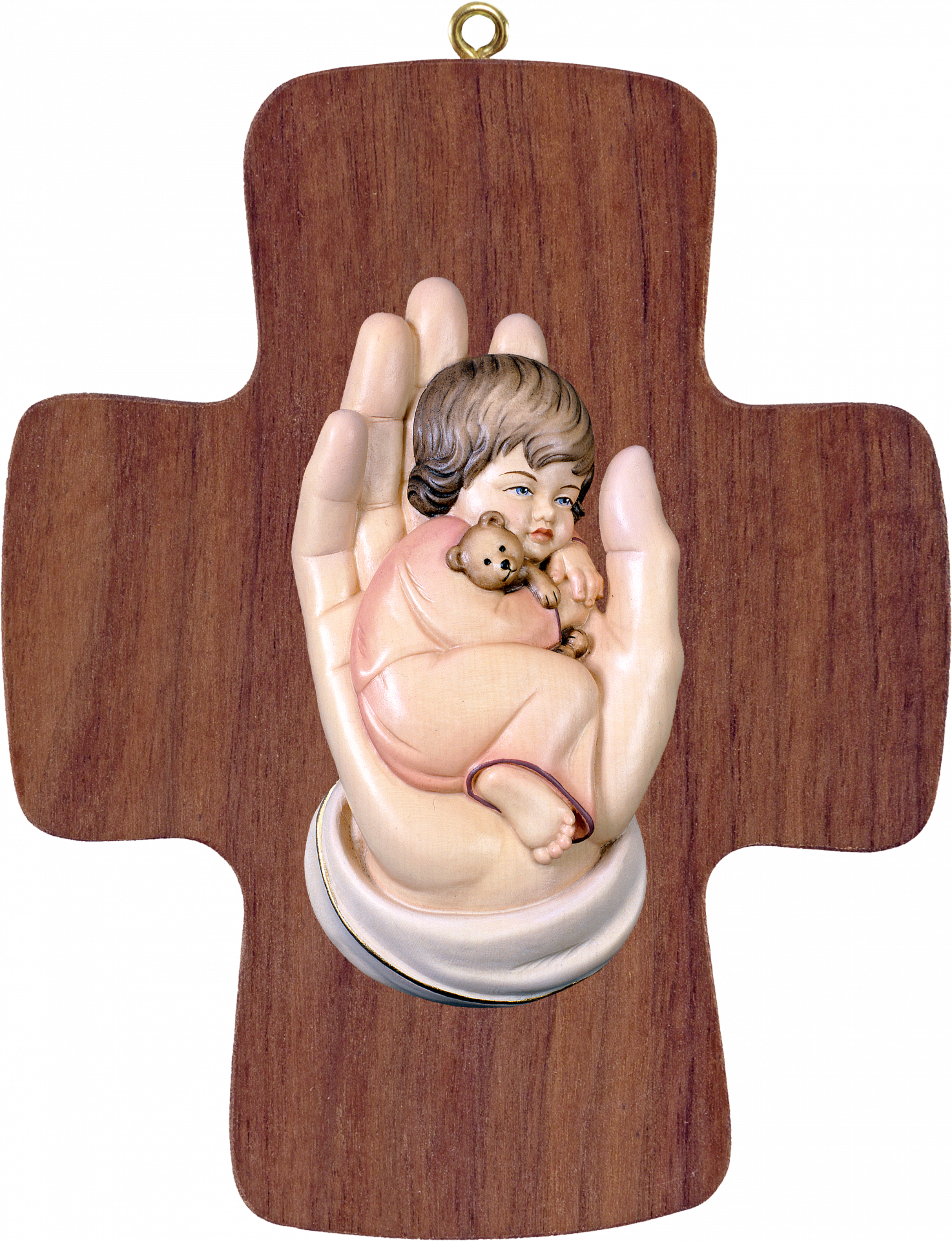 Kreuz mit schützende Hand Mädchen